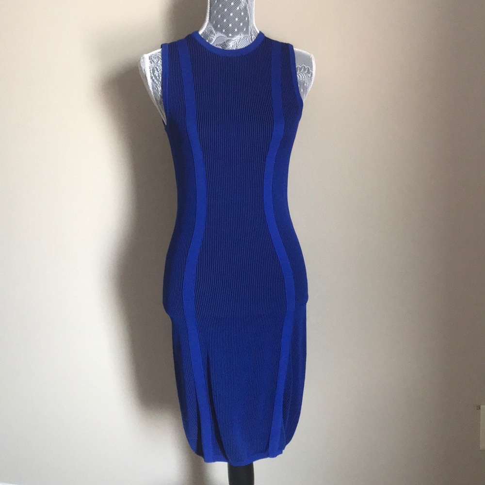 Rib Knit Sleeveless Midi Dress